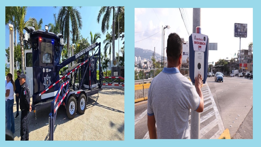 Garantiza Guerrero seguridad con 50 botones de emergencia y seis torres móviles