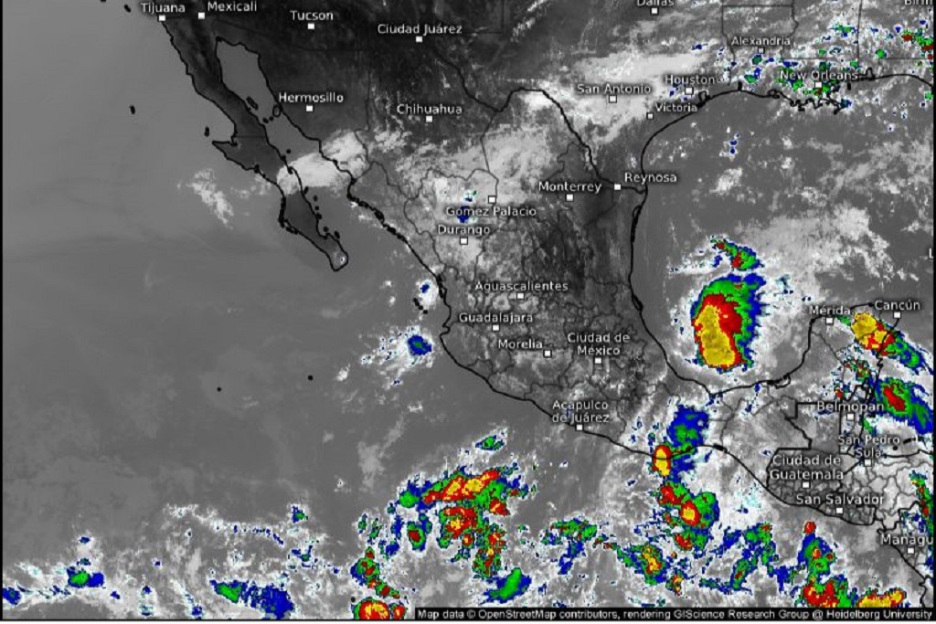 Se esperan lluvias en Guerrero durante la tarde noche de este miércoles