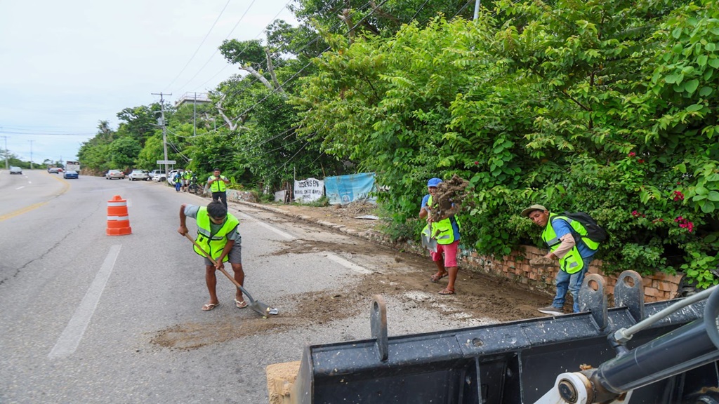 Prioridad trabajar en la Avenida Escénica de Acapulco ante la temporada de lluvias: Evelyn Salgado