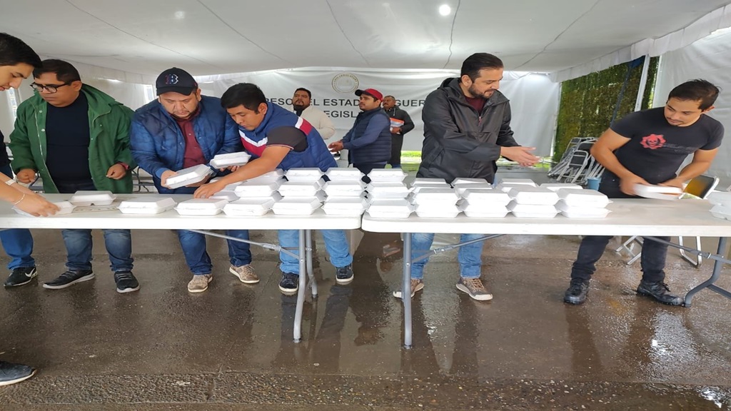 Instala el Congreso local, centro acopio, elaboración y distribución de alimentos