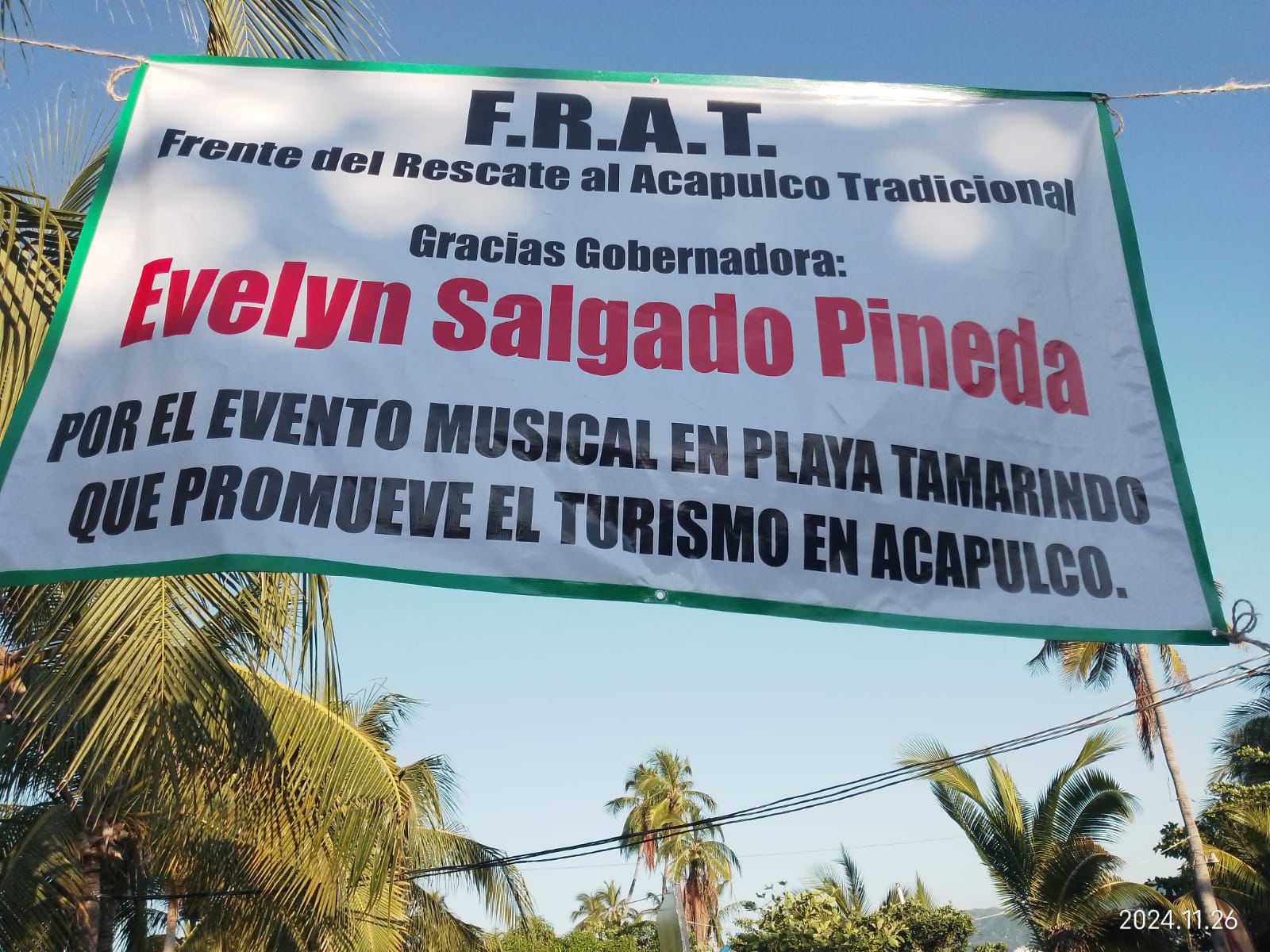 Empresarios   turísticos reconocen la labor de Evelyn Salgado para impulsar la reactivación de Acapulco