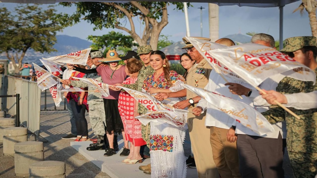 Evelyn Salgado da banderazo del Operativo de Seguridad Temporada Vacacional Invierno 2024-2025