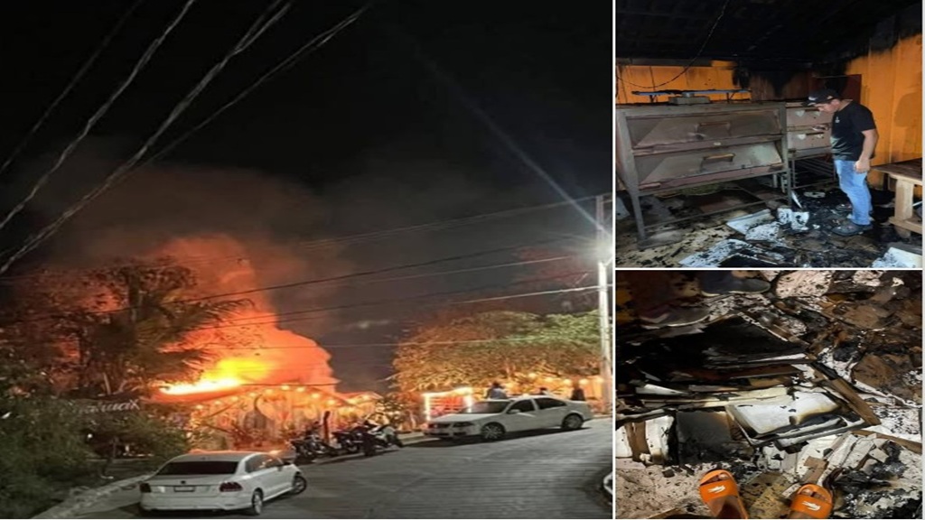 Tres muertos, dos tráilers incendiados, emboscan a policías y un restaurante incendiado saldo violento en Guerrero