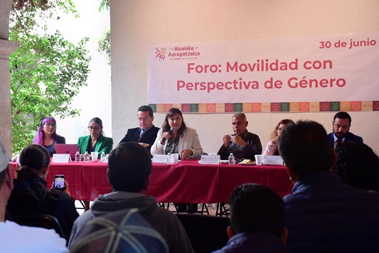 Van por movilidad sustentable y con perspectiva de género en Azcapotzalco