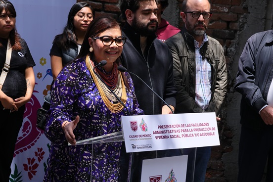 Clara Brugada pone fin a laberintos burocráticos para construir vivienda pública, social y asequible