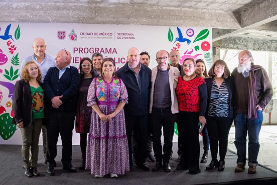 Encabeza Clara Brugada arranque del programa de vivienda pública en renta, con una inversión de 600 millones de pesos