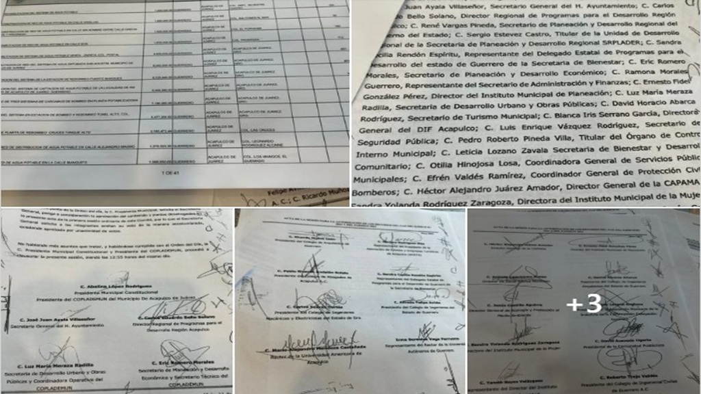 Organizaciones, colegios de Arquitectos e Ingenieros, empresas turísticas “presuntos” cómplices del desvío de más de 898 mdp