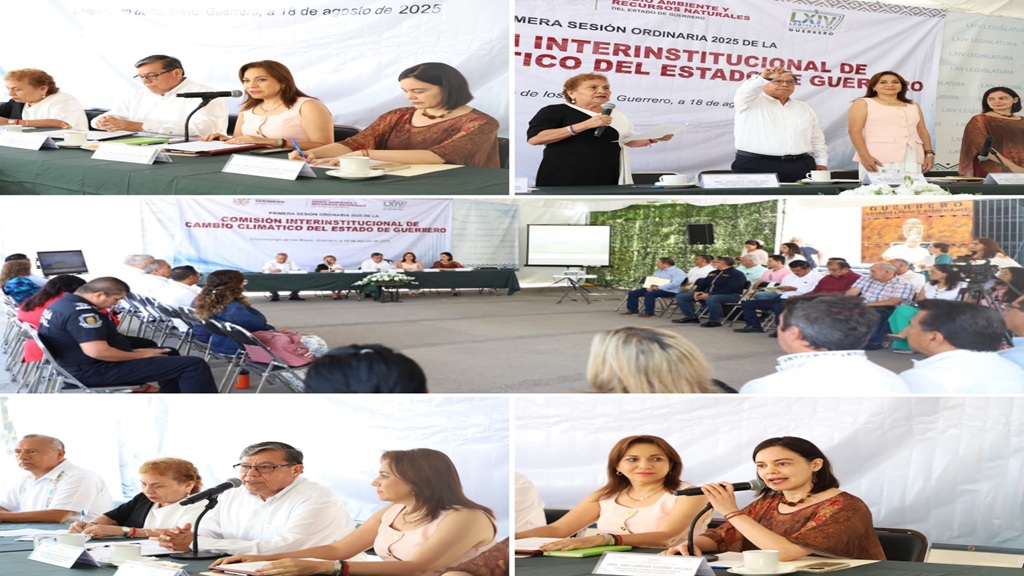 Se desarrolla en el Congreso 1° sesión de la comisión interistitucional de cambio climático de Guerrero