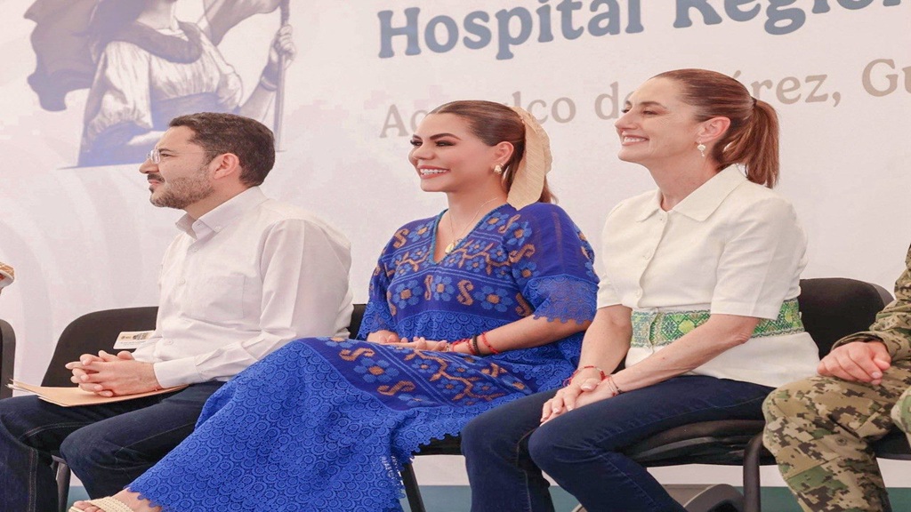 Inauguran Claudia Sheinbaum y Evelyn Salgado la primera etapa del Hospital Regional de Alta Especialidad del Issste en Acapulco