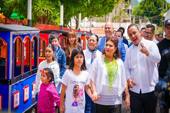 Janecarlo y Clara Brugada inauguran el parque Edén Mestizaje en GAM