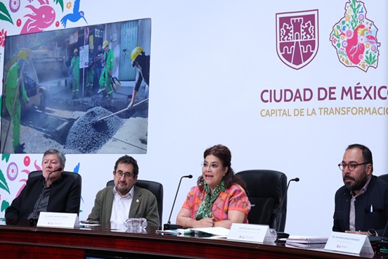 Presenta Clara Brugada plan integral de Mantenimiento a la Carpeta Asfáltica, con una inversión de 2 mil 250 mdp