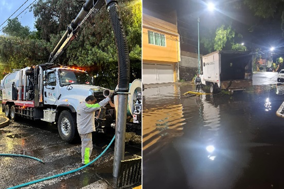 Desarrolla SEGIAGUA alternativas para atender problemáticas derivadas de las lluvias en gustavo a. madero, venustiano carranza e iztacalco