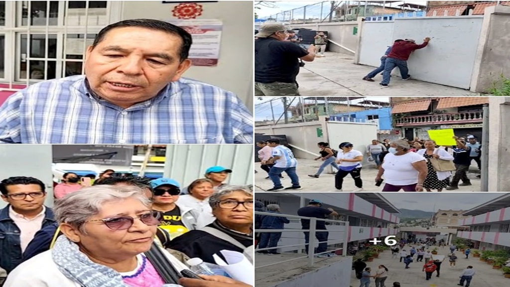 Entre gritos, insultos y empujones recuperan padres de familia la ESGAID