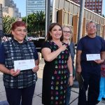 Por segundo día Clara Brugada recorre zonas afectadas por las lluvias del sábado