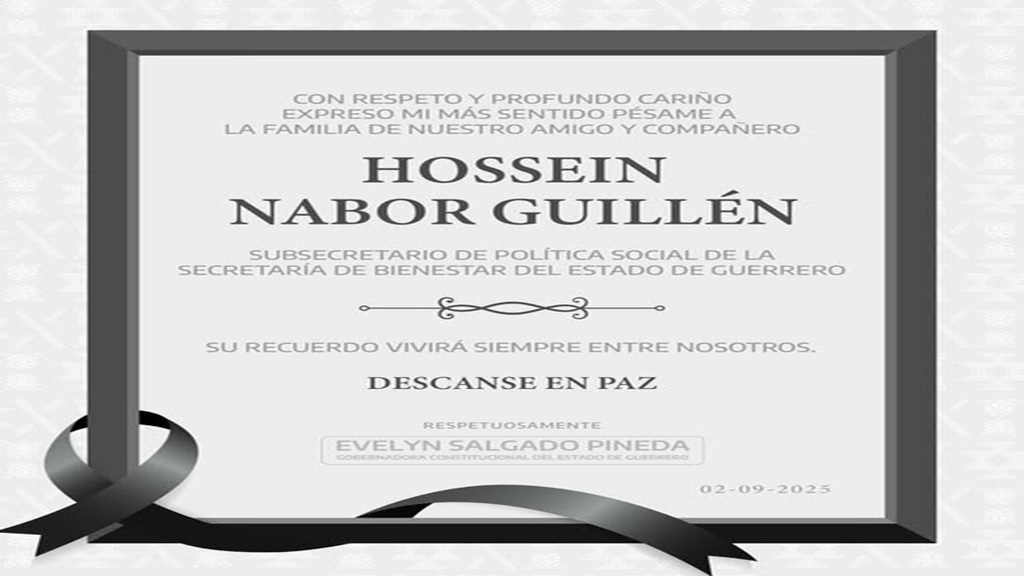 Lamenta Evelyn Salgado el crimen del subsecretario de Bienestar