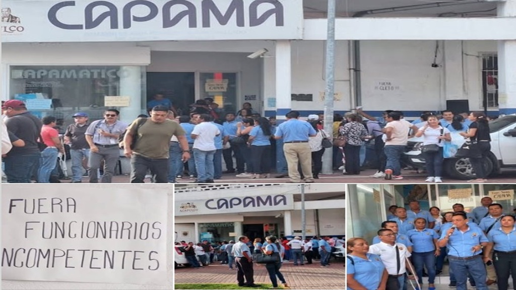 Demandan trabajadores de CAPAMA pago de bono y cese de directora de Finanzas Elizabeth Cleto