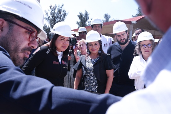 Supervisa Clara Bugada avance de obra de utopía de las niñas y los niños en Iztacalco; será la segunda más grande de la Ciudad