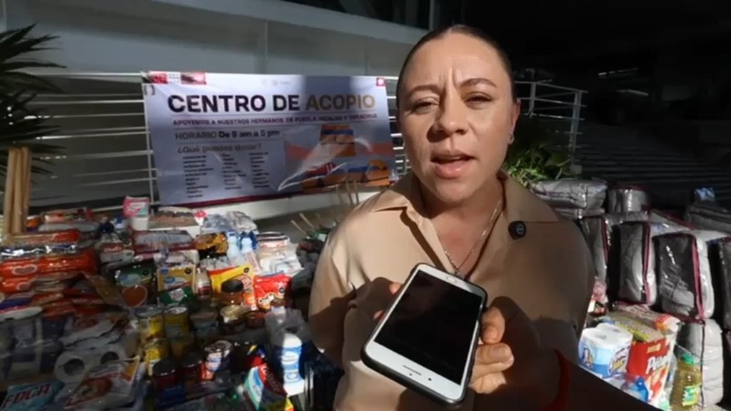 Gobierno de Guerrero se solidariza con estados afectados por las lluvias, instala centro de acopio de ayuda humanitaria en Acapulco