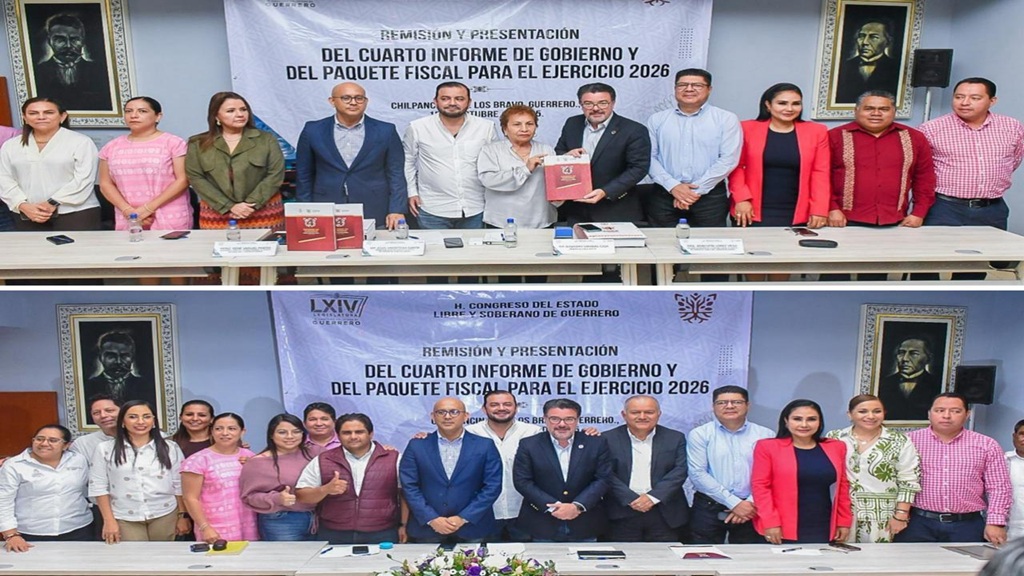 Recibe el Congreso 4º Informe y paquete fiscal 2026 de la gobernadora Evelyn Salgado Pineda