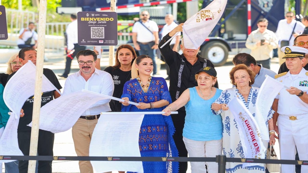 Evelyn Salgado, dio el banderazo del Operativo Temporada Vacacional Invierno 2025