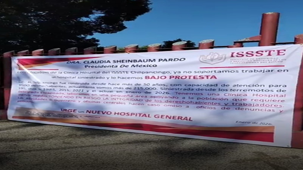 Laboran bajo protesta trabajadores del ISSSTE; temen colapso de la clínica-hospital