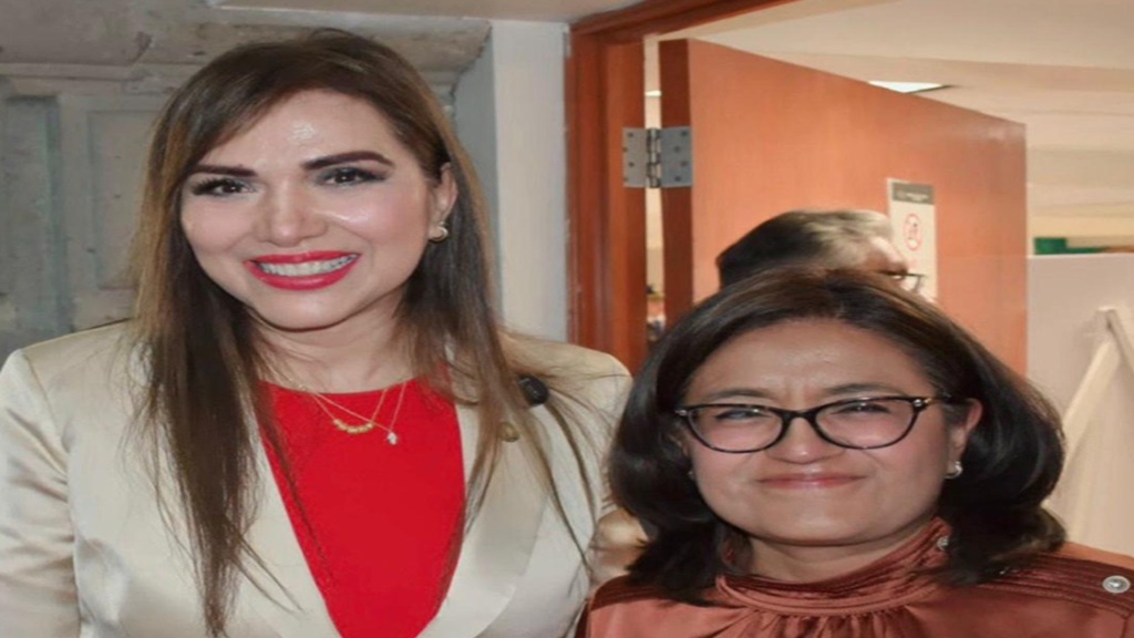 La vicecoordinadora del Partido del Trabajo Miriam Saldaña reconoce el gran trabajo de la alcaldesa Aleida Alavez