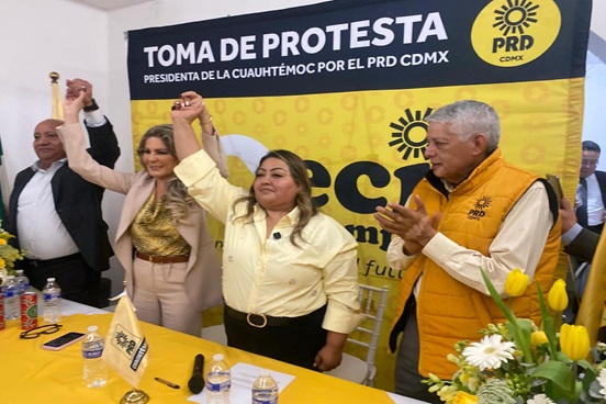 Ceci Ocampo asume la presidencia del PRD en la Alcaldía Cuauhtémoc