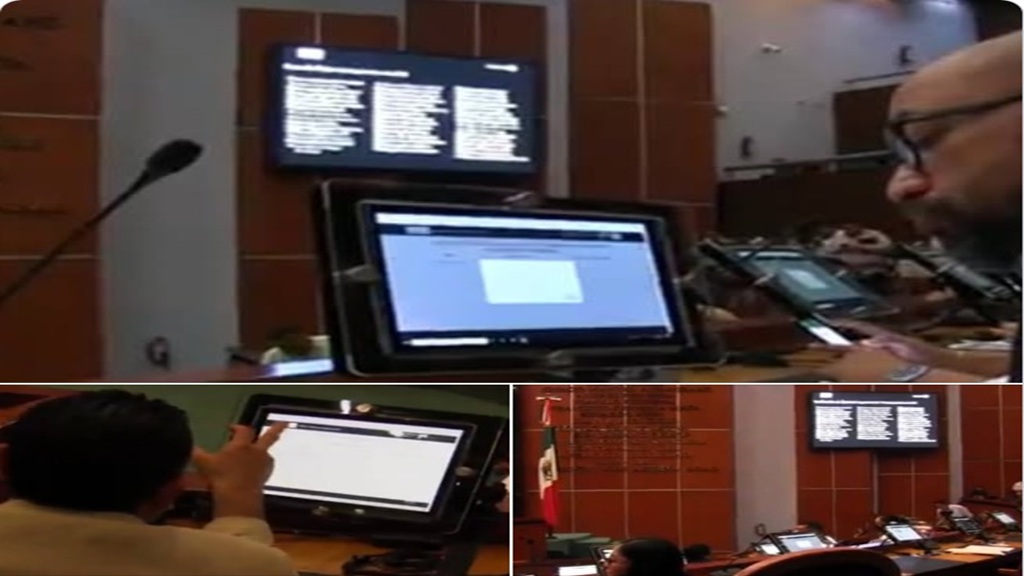 Exigen diputados locales investigar fallido tablero electrónico en el salón de sesiones