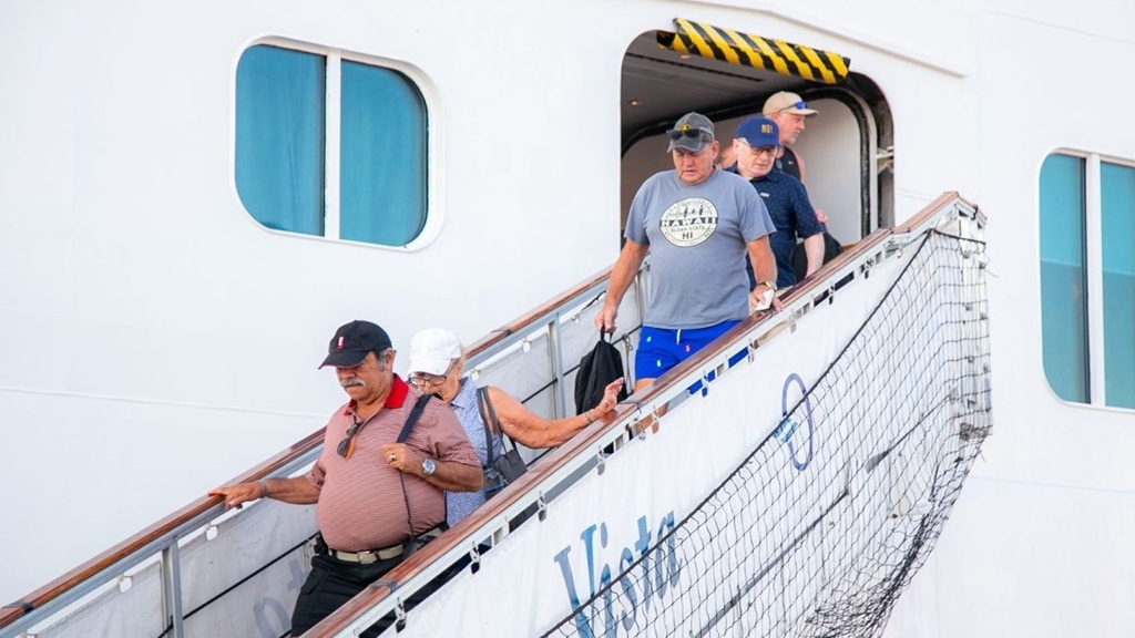 Arriba a Acapulco el séptimo crucero MS Vista con mil 108 pasajeros