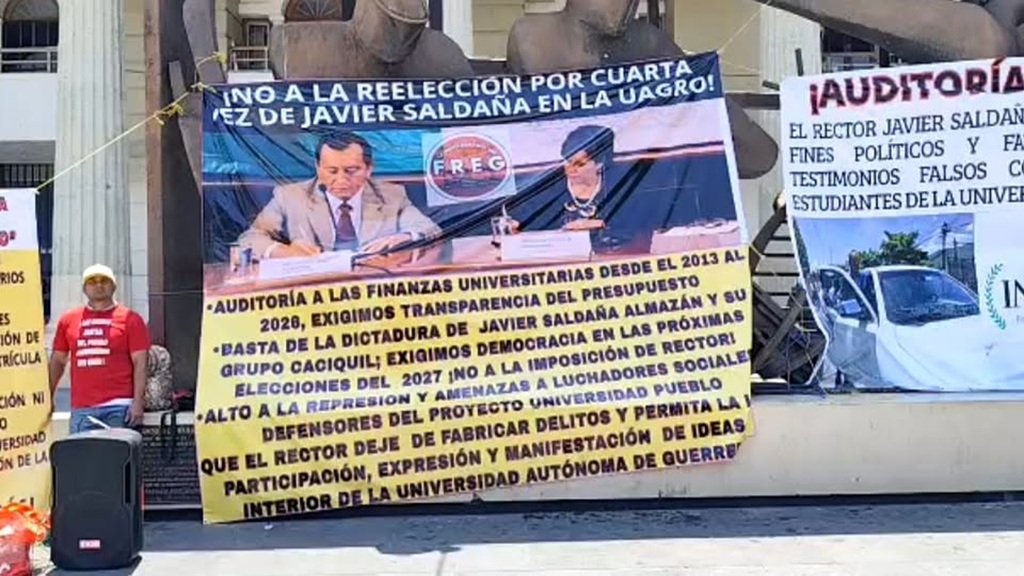 Acusa el FREG al rector de la UAGro de ser un generador de violencia