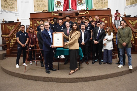 Congreso de la Ciudad de Méxici reconoce al Club Atlante por sus 110 años de trayectoria