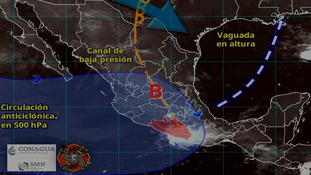 Calor, nubosidad y lluvias vespertinas se pronostican en Guerrero este jueves: SGIRPCGRO 