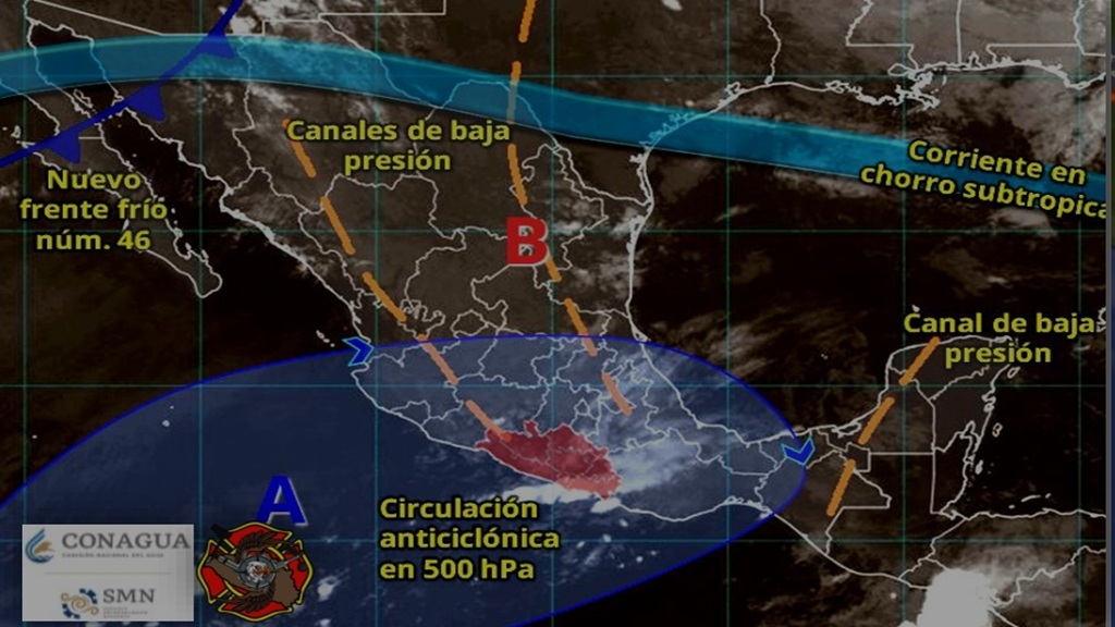 Se pronostican lluvias vespertinas y ambiente caluroso en Guerrero este miércoles: SGIRPCGRO 